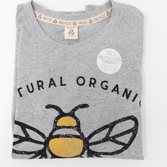 NWT Recycled Threads Tee With Cuffed Sleeve - Picture 6 of 10